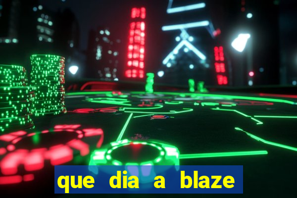 que dia a blaze paga o cashback